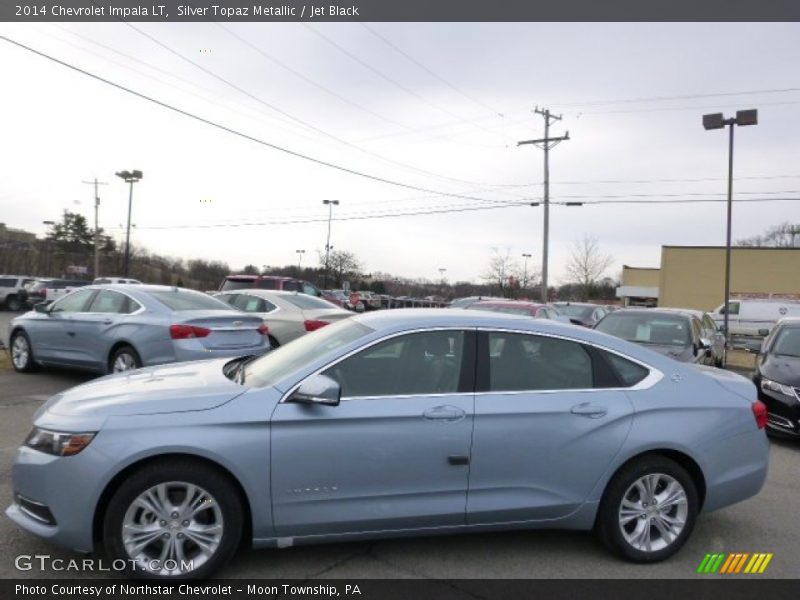 Silver Topaz Metallic / Jet Black 2014 Chevrolet Impala LT