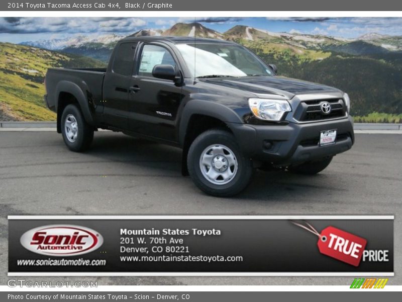 Black / Graphite 2014 Toyota Tacoma Access Cab 4x4