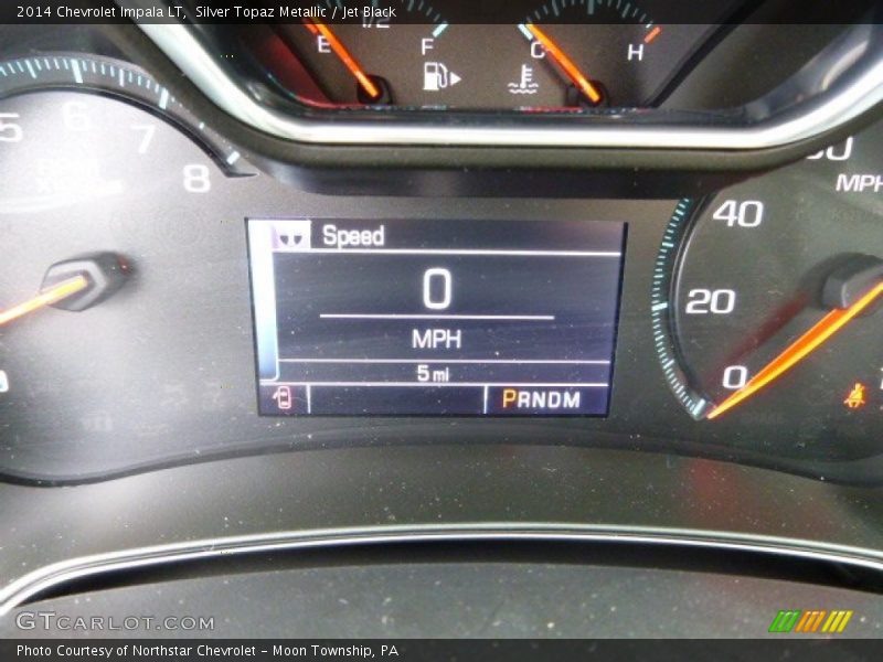 Silver Topaz Metallic / Jet Black 2014 Chevrolet Impala LT