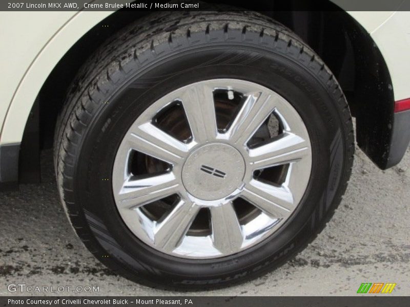 Creme Brulee Metallic / Medium Camel 2007 Lincoln MKX AWD