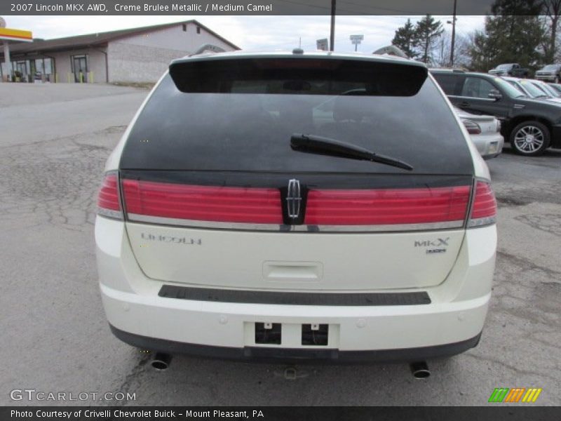 Creme Brulee Metallic / Medium Camel 2007 Lincoln MKX AWD