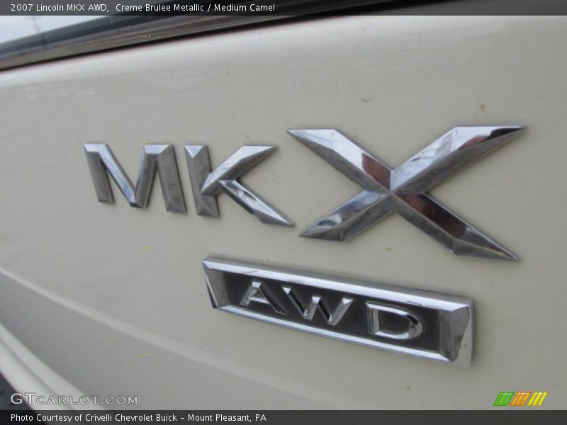 Creme Brulee Metallic / Medium Camel 2007 Lincoln MKX AWD