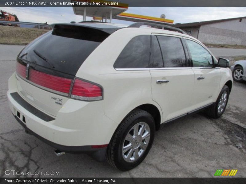 Creme Brulee Metallic / Medium Camel 2007 Lincoln MKX AWD