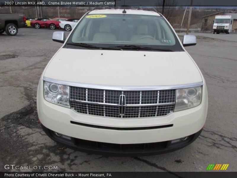 Creme Brulee Metallic / Medium Camel 2007 Lincoln MKX AWD
