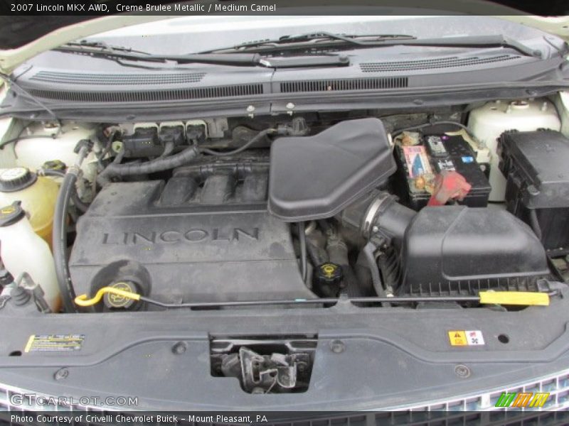 Creme Brulee Metallic / Medium Camel 2007 Lincoln MKX AWD