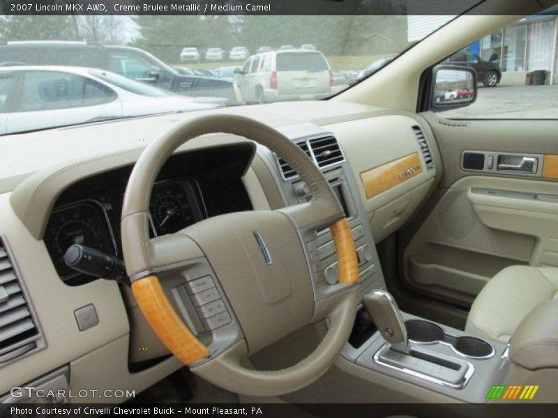 Creme Brulee Metallic / Medium Camel 2007 Lincoln MKX AWD