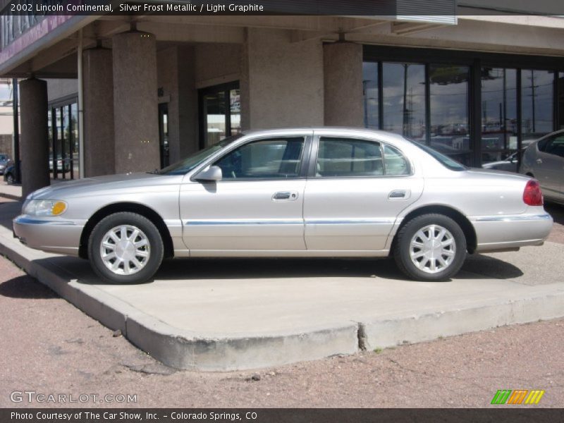Silver Frost Metallic / Light Graphite 2002 Lincoln Continental