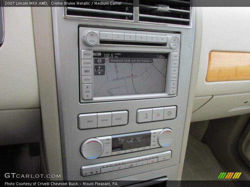 Creme Brulee Metallic / Medium Camel 2007 Lincoln MKX AWD