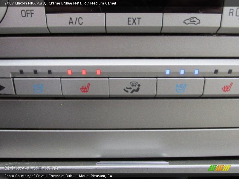 Creme Brulee Metallic / Medium Camel 2007 Lincoln MKX AWD