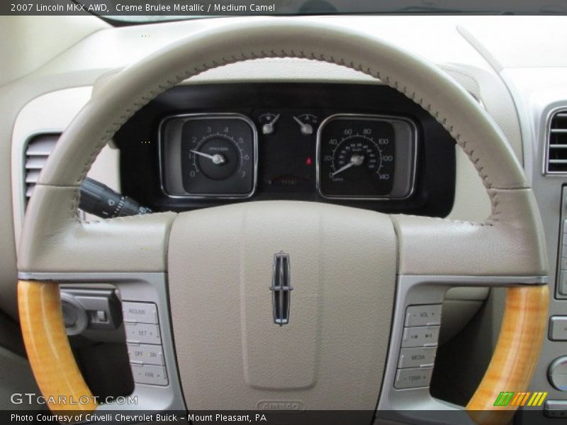 Creme Brulee Metallic / Medium Camel 2007 Lincoln MKX AWD