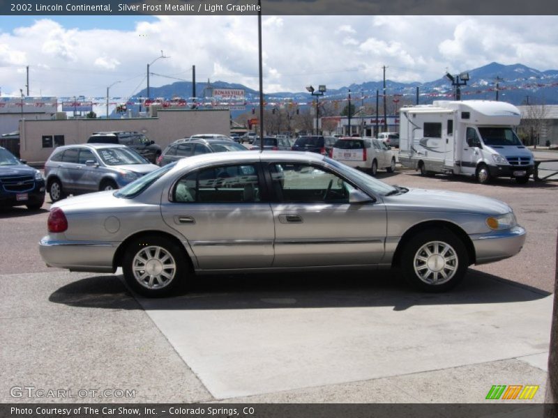 Silver Frost Metallic / Light Graphite 2002 Lincoln Continental