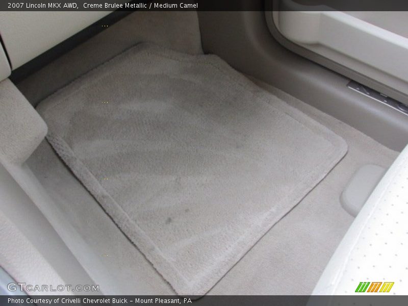 Creme Brulee Metallic / Medium Camel 2007 Lincoln MKX AWD