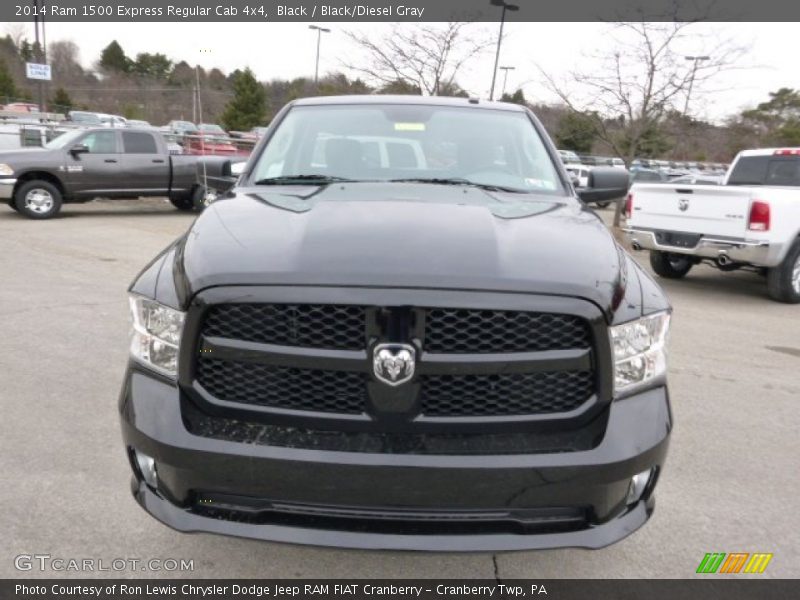 Black / Black/Diesel Gray 2014 Ram 1500 Express Regular Cab 4x4