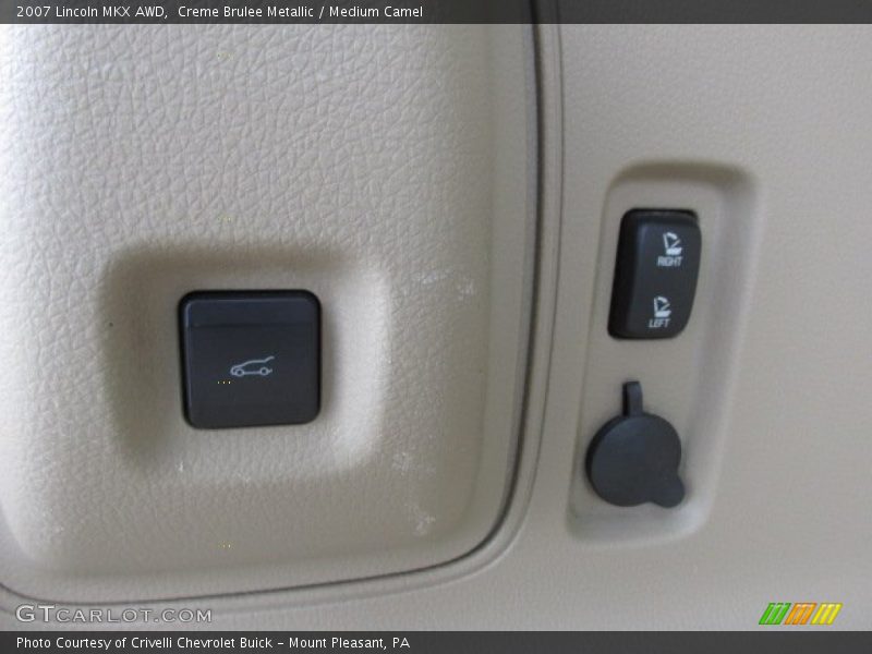Creme Brulee Metallic / Medium Camel 2007 Lincoln MKX AWD