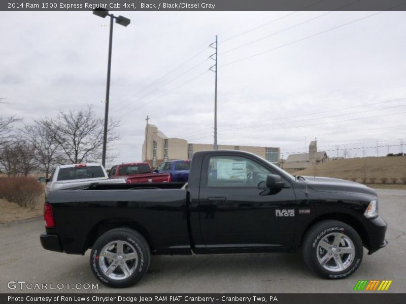 Black / Black/Diesel Gray 2014 Ram 1500 Express Regular Cab 4x4