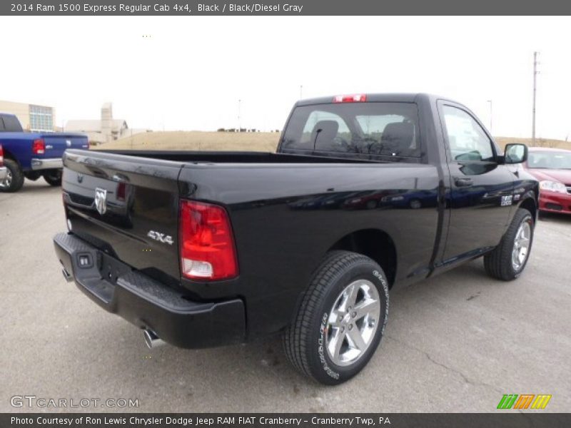 Black / Black/Diesel Gray 2014 Ram 1500 Express Regular Cab 4x4