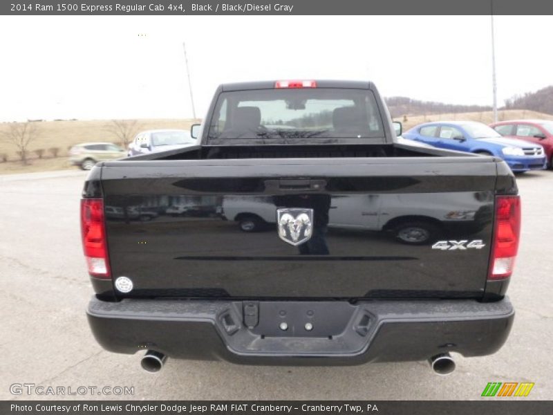 Black / Black/Diesel Gray 2014 Ram 1500 Express Regular Cab 4x4