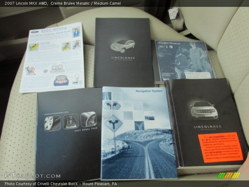 Creme Brulee Metallic / Medium Camel 2007 Lincoln MKX AWD
