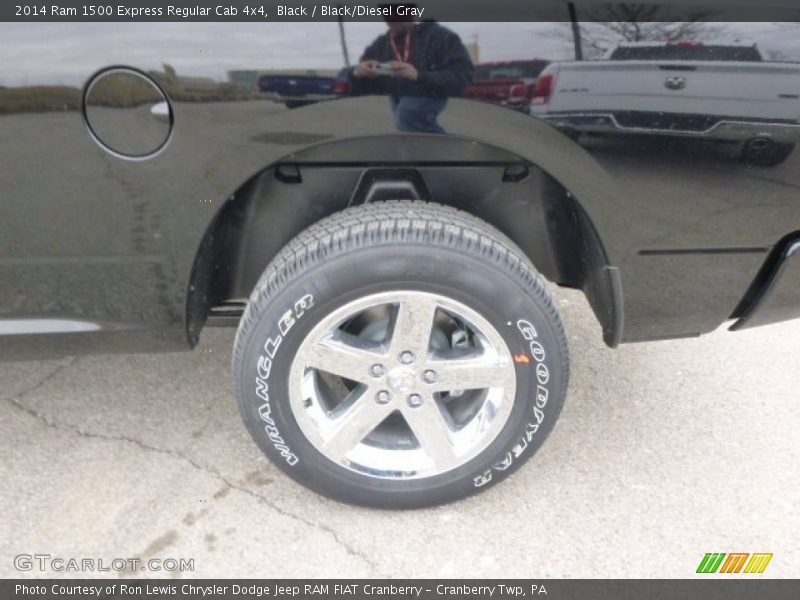 Black / Black/Diesel Gray 2014 Ram 1500 Express Regular Cab 4x4
