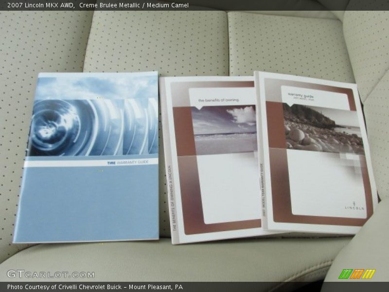 Creme Brulee Metallic / Medium Camel 2007 Lincoln MKX AWD