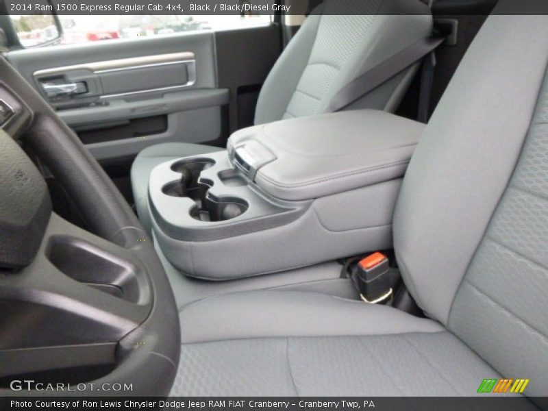 Black / Black/Diesel Gray 2014 Ram 1500 Express Regular Cab 4x4
