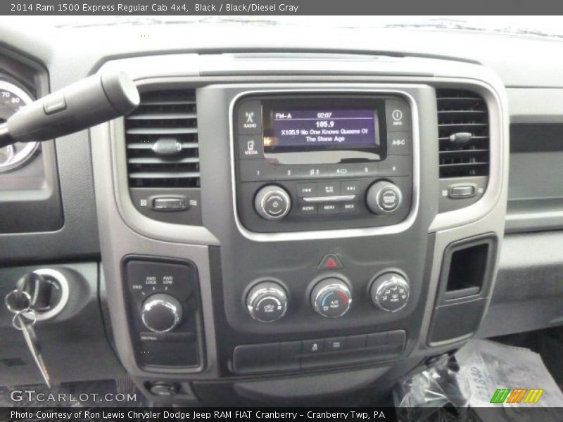 Black / Black/Diesel Gray 2014 Ram 1500 Express Regular Cab 4x4