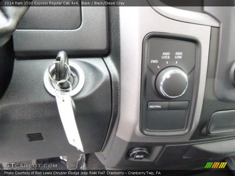 Black / Black/Diesel Gray 2014 Ram 1500 Express Regular Cab 4x4