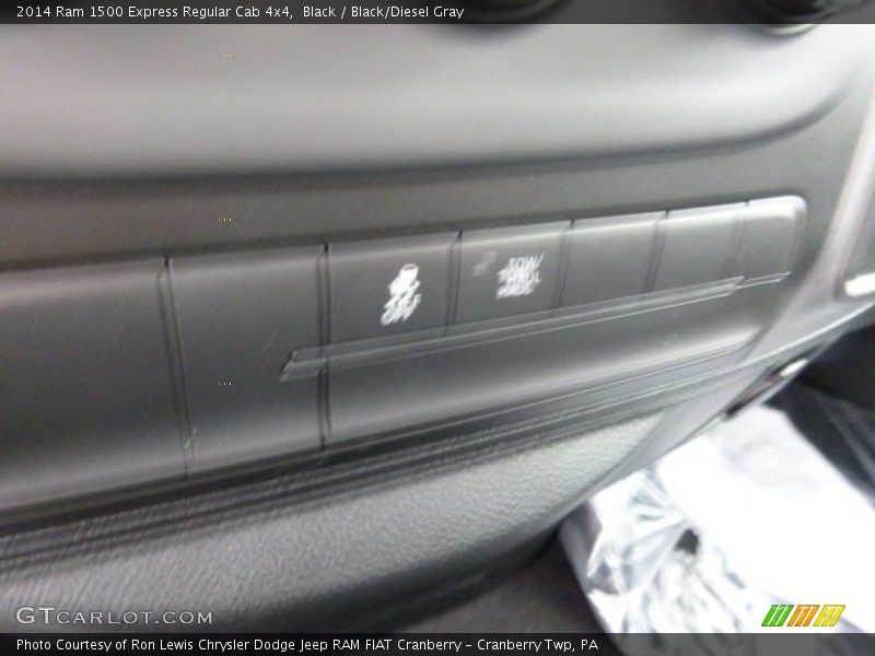 Black / Black/Diesel Gray 2014 Ram 1500 Express Regular Cab 4x4
