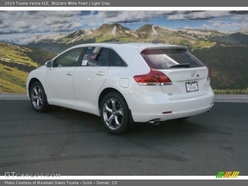 Blizzard White Pearl / Light Gray 2014 Toyota Venza XLE