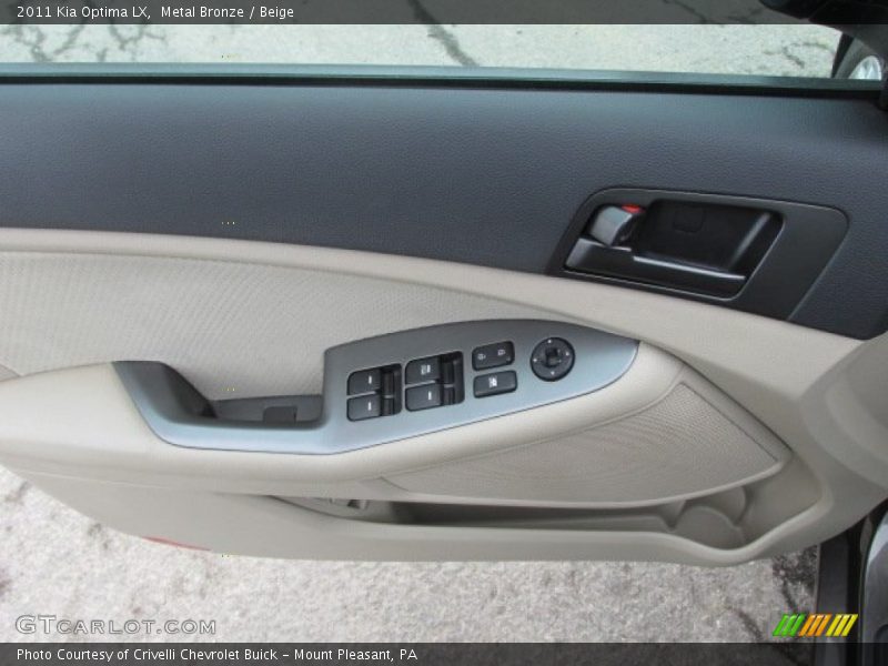 Metal Bronze / Beige 2011 Kia Optima LX