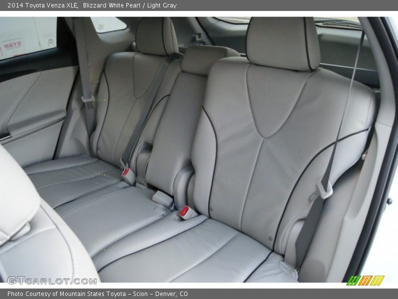 Blizzard White Pearl / Light Gray 2014 Toyota Venza XLE