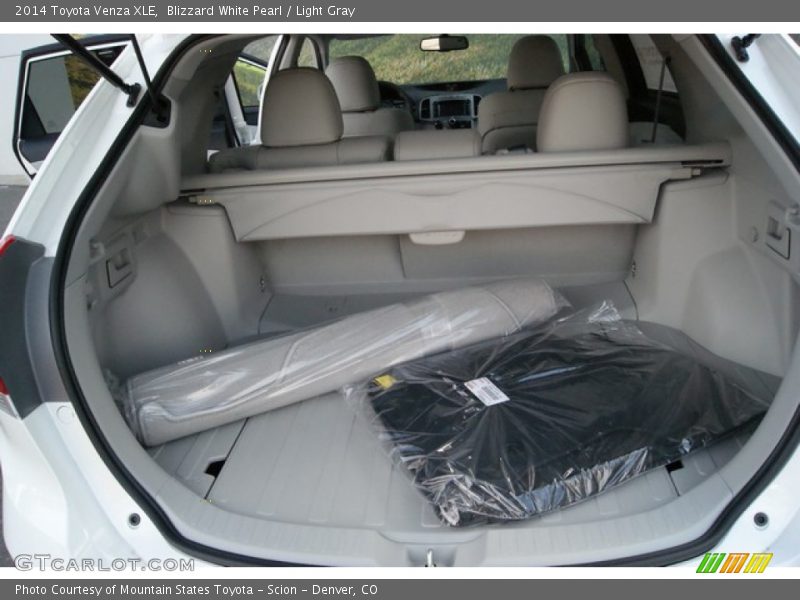 Blizzard White Pearl / Light Gray 2014 Toyota Venza XLE