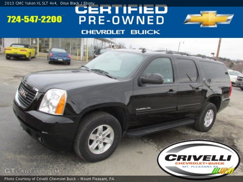 Onyx Black / Ebony 2013 GMC Yukon XL SLT 4x4