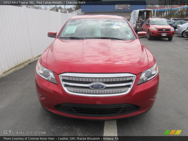 Red Candy Metallic / Charcoal Black 2012 Ford Taurus SEL
