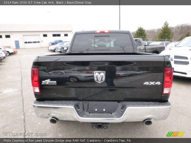 Black / Black/Diesel Gray 2014 Ram 1500 SLT Crew Cab 4x4