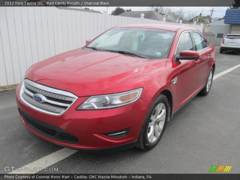 Red Candy Metallic / Charcoal Black 2012 Ford Taurus SEL