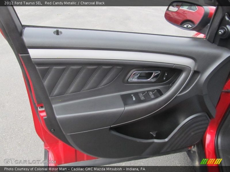 Red Candy Metallic / Charcoal Black 2012 Ford Taurus SEL