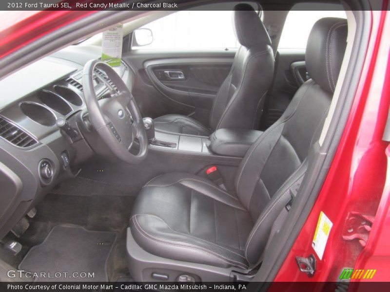 Red Candy Metallic / Charcoal Black 2012 Ford Taurus SEL