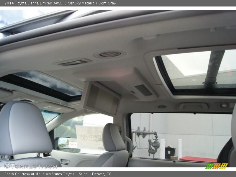 Silver Sky Metallic / Light Gray 2014 Toyota Sienna Limited AWD