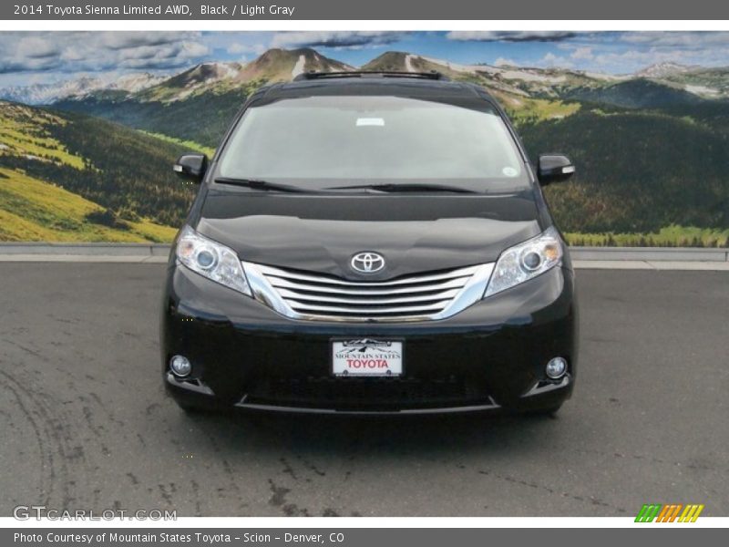 Black / Light Gray 2014 Toyota Sienna Limited AWD