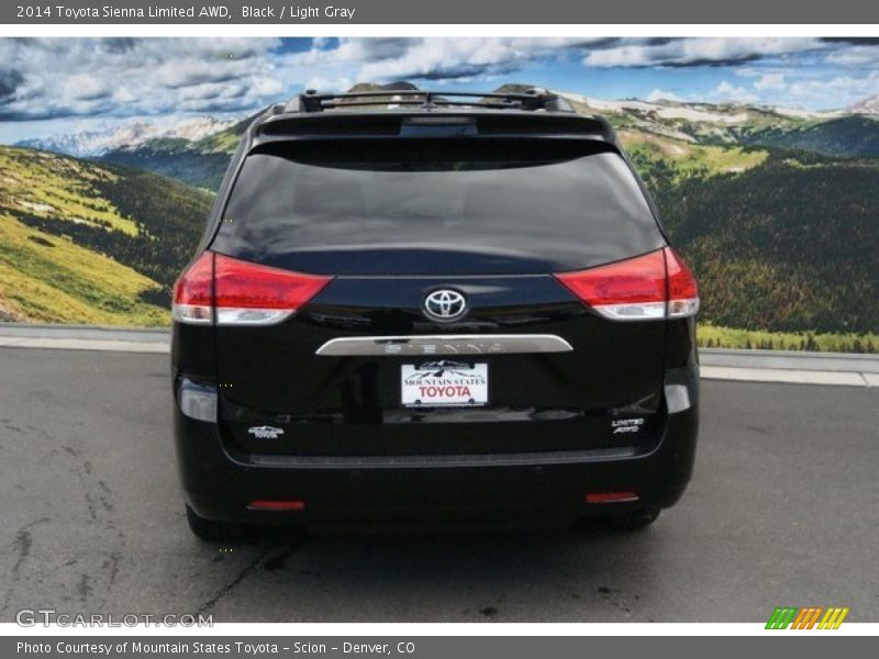 Black / Light Gray 2014 Toyota Sienna Limited AWD