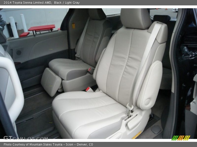 Black / Light Gray 2014 Toyota Sienna Limited AWD