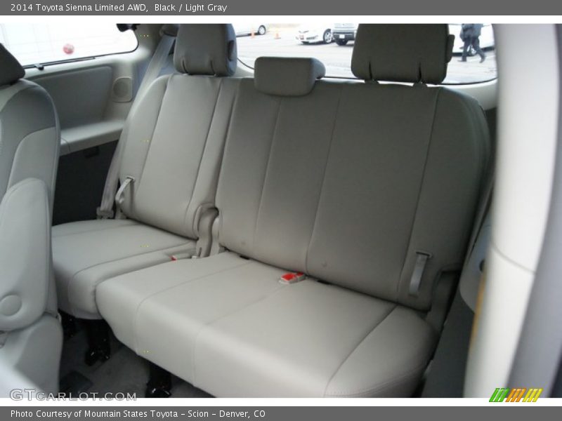 Black / Light Gray 2014 Toyota Sienna Limited AWD