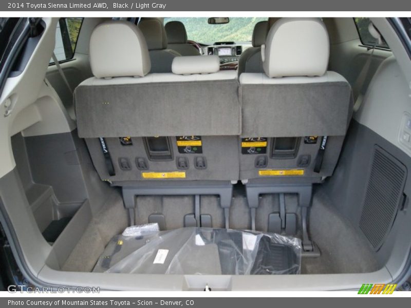 Black / Light Gray 2014 Toyota Sienna Limited AWD