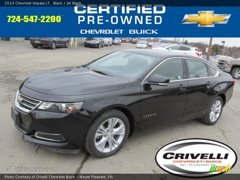 Black / Jet Black 2014 Chevrolet Impala LT