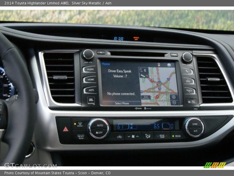 Navigation of 2014 Highlander Limited AWD