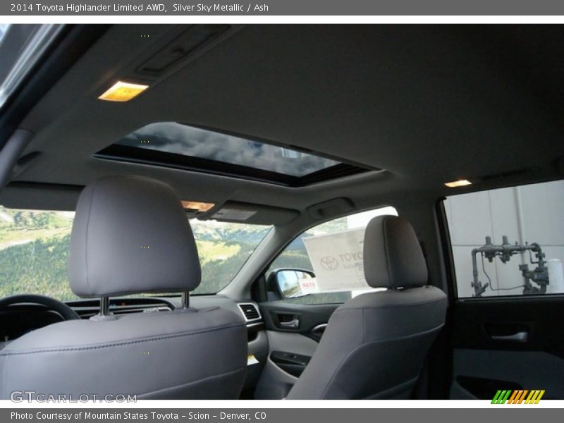 Silver Sky Metallic / Ash 2014 Toyota Highlander Limited AWD