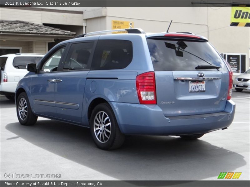 Glacier Blue / Gray 2012 Kia Sedona EX
