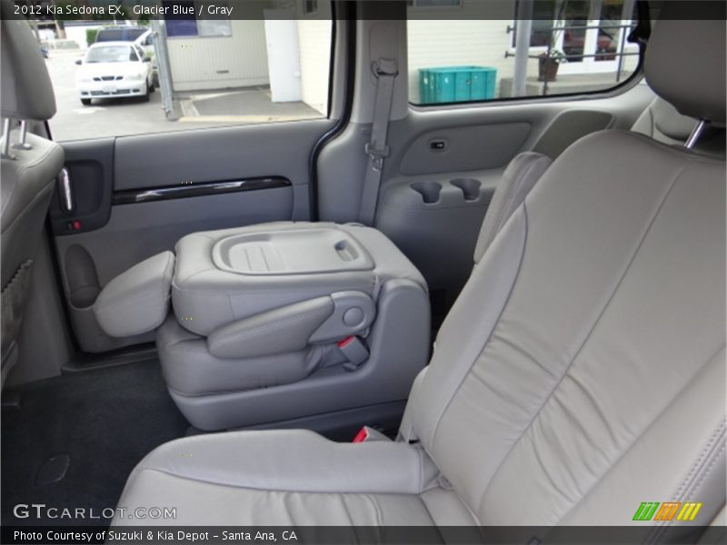 Glacier Blue / Gray 2012 Kia Sedona EX