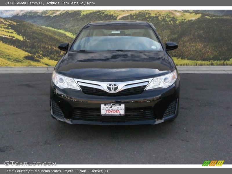 Attitude Black Metallic / Ivory 2014 Toyota Camry LE
